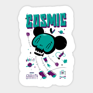 Cosmic gravity Sticker